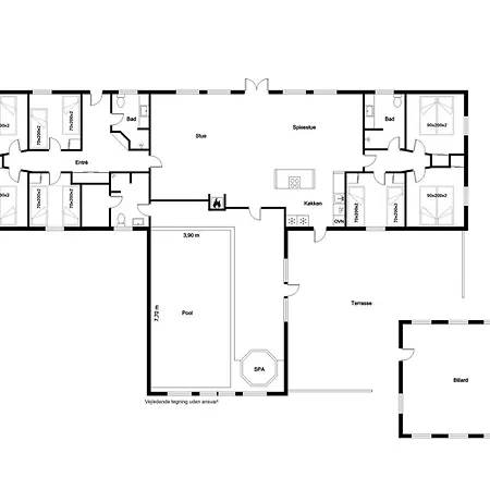 Large For 20 People With Large Pool, Hot Tub For 7 People And Activity * リンケビング